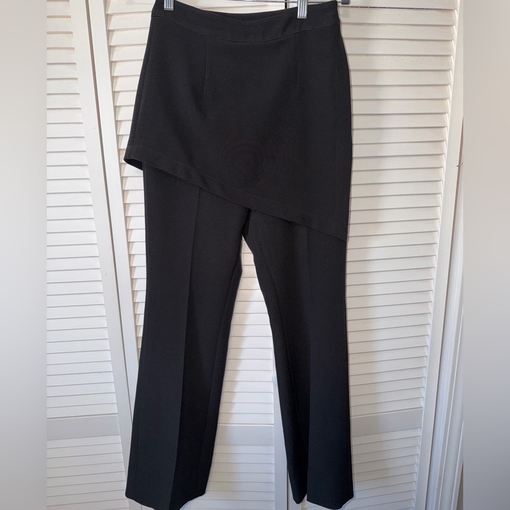 The Wolf Gang Frida Pants with Asymmetrical Skirt Overlay